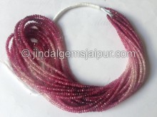 Ruby Shaded Faceted Roundelle